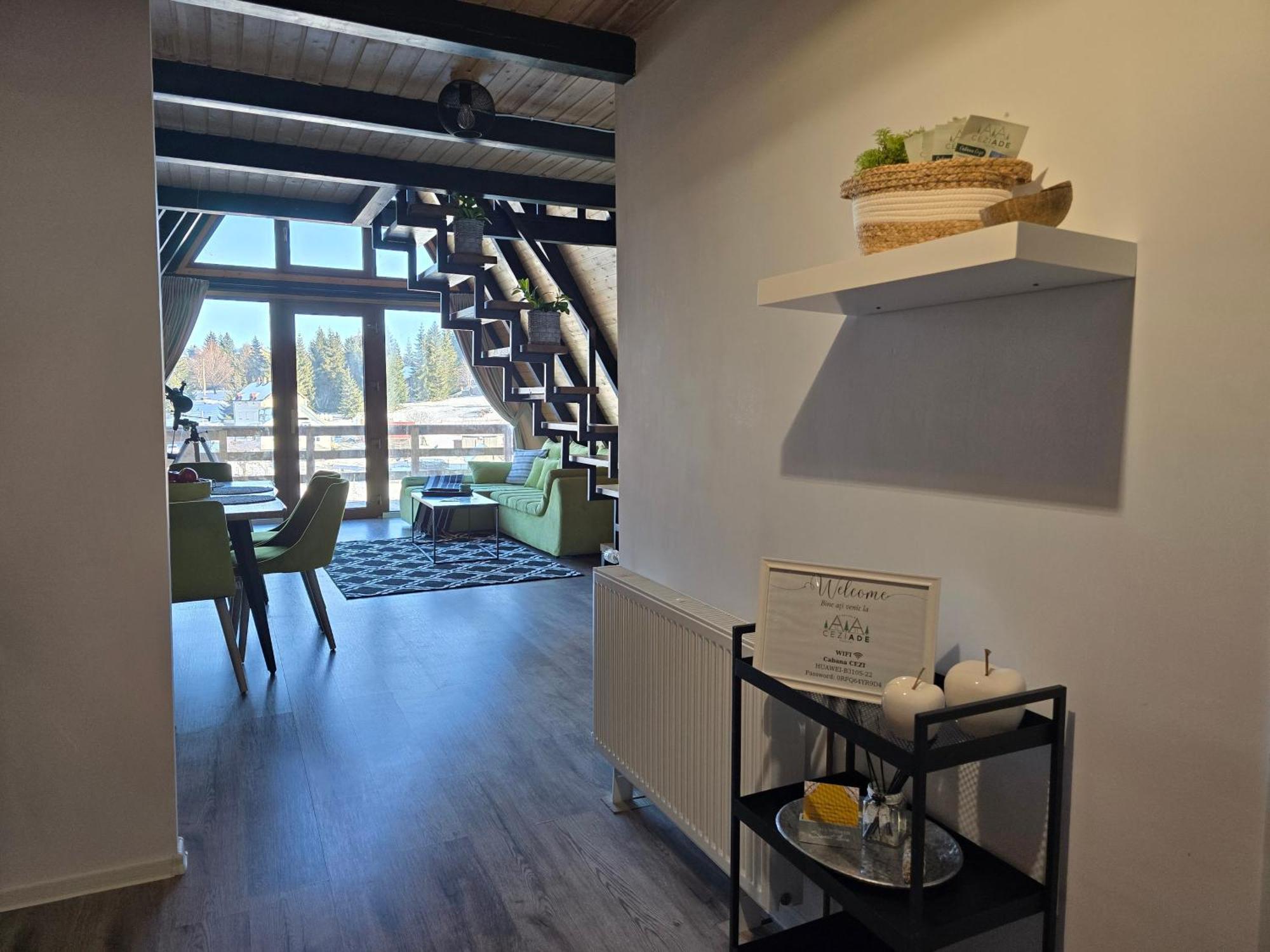 Cabane A-Frame Ceziade Tihuta Piatra Fântânele Extérieur photo