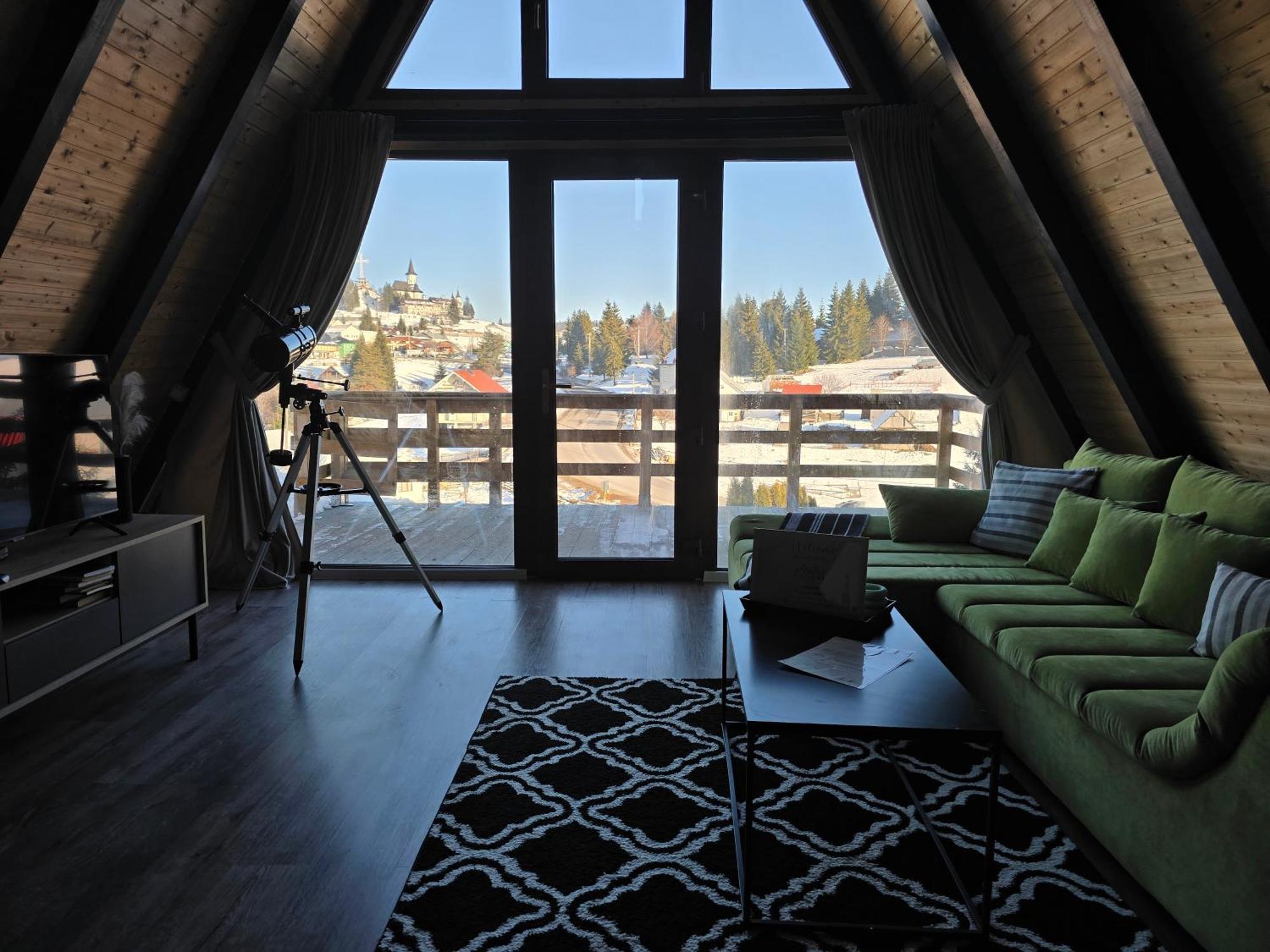 Cabane A-Frame Ceziade Tihuta Piatra Fântânele Extérieur photo