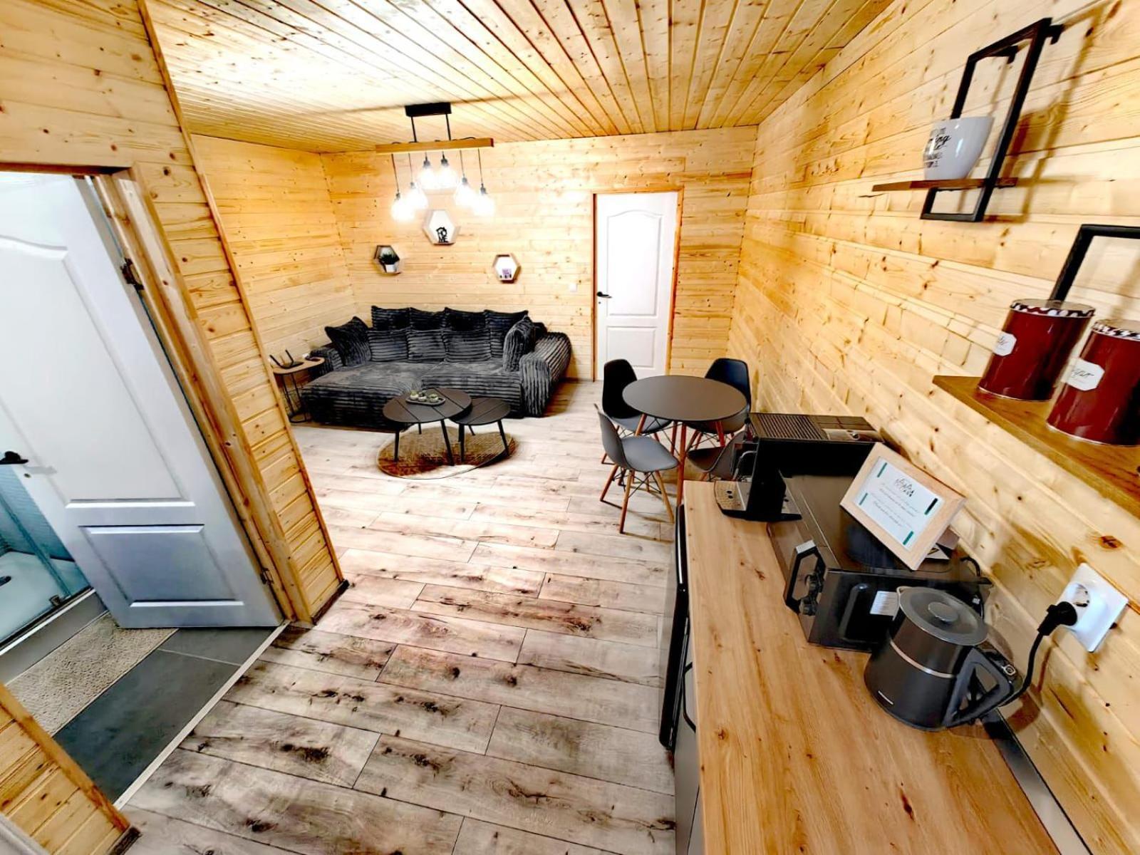 Cabane A-Frame Ceziade Tihuta Piatra Fântânele Extérieur photo