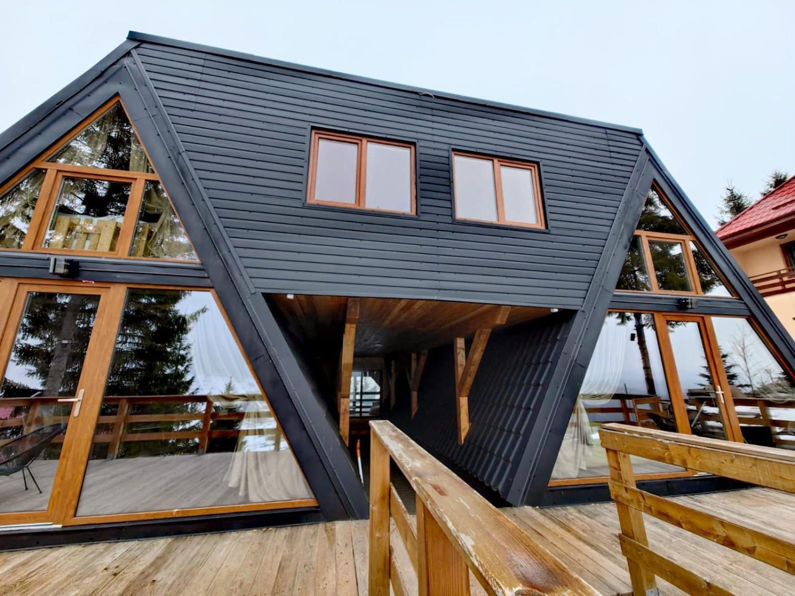 Cabane A-Frame Ceziade Tihuta Piatra Fântânele Extérieur photo